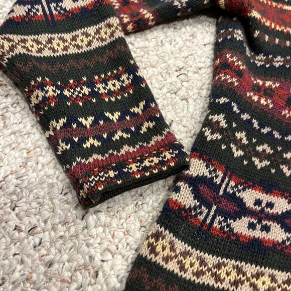 Paul Harris Vintage Christmas Cardigan Sweater Sz S Fair Isle Holiday Nordic - Picture 2 of 6